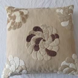 Designers Guild/William Yeoward Fabric Cushion Cover Ranakpur Mocha Pillow - thumbnail 2