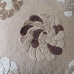 Designers Guild/William Yeoward Fabric Cushion Cover Ranakpur Mocha Pillow - thumbnail 3