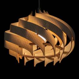 Handmade Wooden Pendant Light - Scandinavian Ceiling Lamp