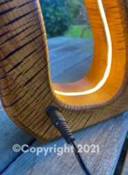Madre Tierra - Original Signature Sculptural Wood Lamp - thumbnail 3