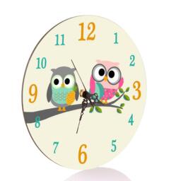 Kids Wall Clock, Nursery Childrens Silent Decor - thumbnail 3