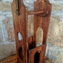 Wine Rack , Bottle Reclaimed Wood - thumbnail 3