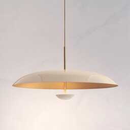 Mid Century Sputnik Chandelier - Ivory Brass, Kalmar Stilnovo Style - thumbnail 1