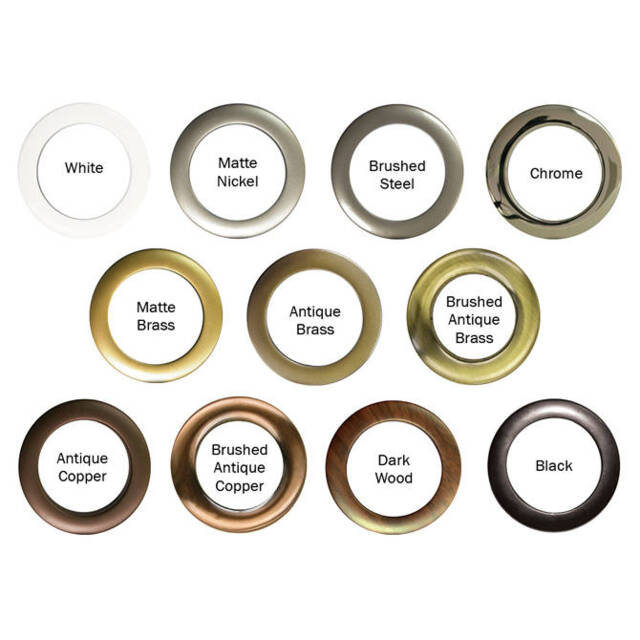 Grommets - Add To Curtain Drapery Panels Or Valance Modern Custom Window Treatments