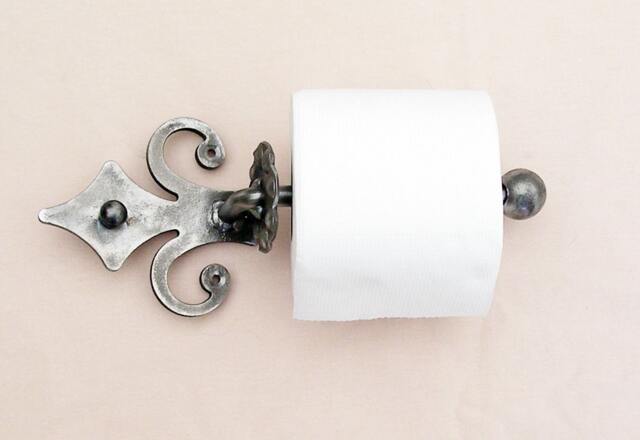 Wrought Iron Toilet Roll Holder - image 1