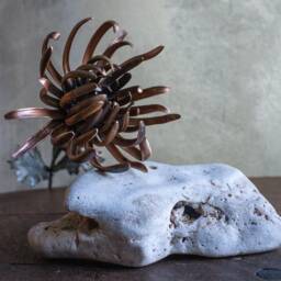 Metal Flower Sculpture - Chrysanthemum Spider. Unique Artwork By Thesteelstylethings - thumbnail 4