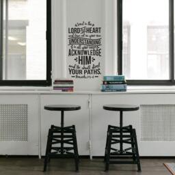 Proverbs 35-6 Vinyl Wall Decal - Trust in The Lord Quote - thumbnail 2