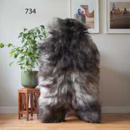 Real Sheepskin Throw, Xxl Icelandic Sheepskin Rug - thumbnail 3