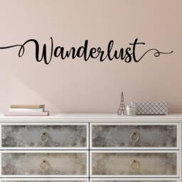 Wanderlust Decal - Wall Travel Decor -Travel Quote - thumbnail 2