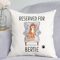 Cavapoo Cushion - Dog Related Gift Reserved For Dog Cushion Gift
