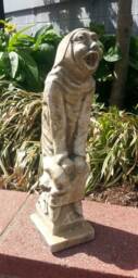 Paris Gargoyle Yawning 14 Inch Mythical Home Garden Decor - thumbnail 1