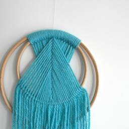 Wall Hangings - Nursery Art Macrame Wall Hanging Living Room Fibre Textile - thumbnail 3
