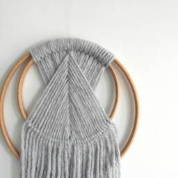 Wall Hangings - Nursery Art Macrame Wall Hanging Living Room Fibre Textile - thumbnail 1