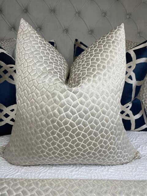 Prestigious Textiles Origami Cushion Cover, Pillow Cover - Luxury Geometric Decorative For Sofa Or Bed/Throw Made in UK - image 1