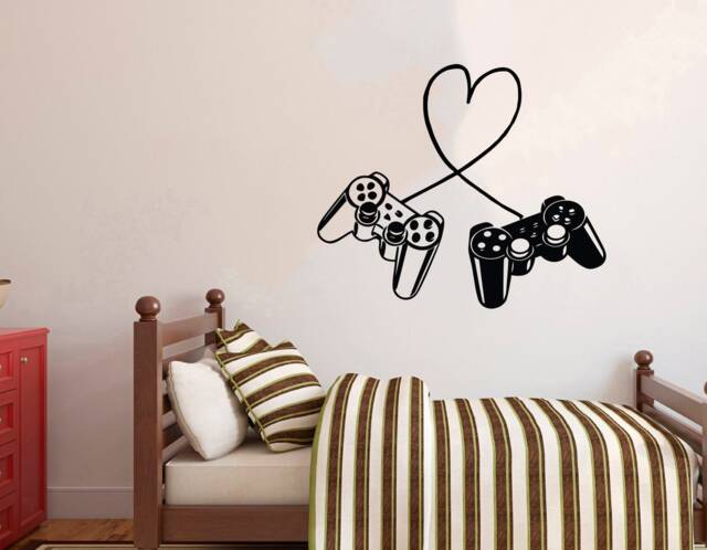 Gamer Wall Decal Video Game Controller Art 3091 - image 1