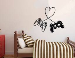 Gamer Wall Decal Video Game Controller Art 3091 - thumbnail 1