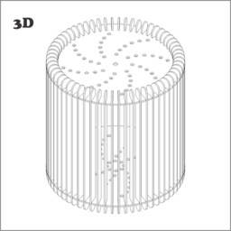 Centrifuge Lamp - Laser Cut, Cnc File, Dxf, Cdr - thumbnail 2