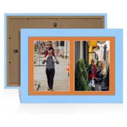 Multi Aperture Picture Frame 20x14 Holds 2 Photo Family Collage in Modern Style - Hold - A4 Photos - thumbnail 4