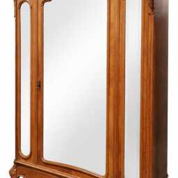 Triple 19Th Century French Walnut Wardrobe - thumbnail 2
