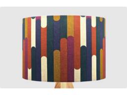 Retro Red Orange Green Lampshade Table Floor Lamp/Ceiling Pendant Small Medium Large 15cm 20cm 25cm 30cm 35cm 40cm Fabric Drum Light Shade