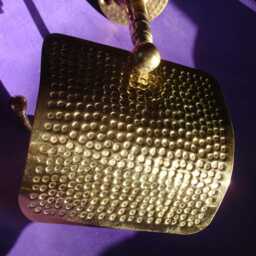 Moroccan Brass Gold Colour - Smaller Size Toilet Paper Roll Holder Wall Mounted - Various - thumbnail 3