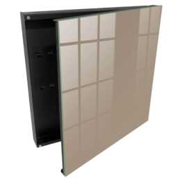 Dark Gray Key Cabinet For Home, Box Wall, Minimalist Backgrounds & Patterns, Lovers Of Modernity Order in Art
