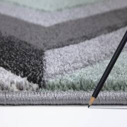 New Mint Neo Green Grey Rugs Small Large Mats Modern Contemporary Design UK - thumbnail 4