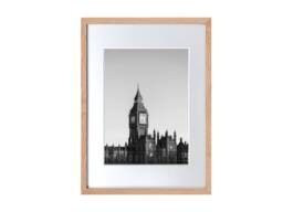 Solid Oak Picture Frame - Photo A2, A3, A4, A5, A6, 5x5, 5x7, 6x8, 8x10, 11x14 Handmade Family Wedding Modern - thumbnail 1