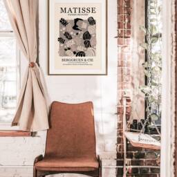 Matisse Berggruen & Cie Print - Inspired, The Cut Outs, Modern Wall Art, Beige Neutral, Henri Exhibition Stylish Home - thumbnail 2
