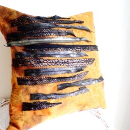Couch Pillow, Modern Style & Design, Abstract Throw Decorative Design Handmade Unique Pillow - thumbnail 3