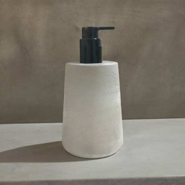 Handmade Concrete Soap Dispenser Modern Bathroom Decor - image 1