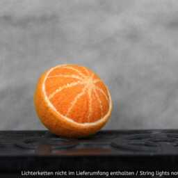 "Felted Night Light For Children's Rooms in ""Orange." - thumbnail 3