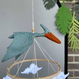 Dinosaur Baby Mobile Jurassic Woodland Nursery Decor - thumbnail 2