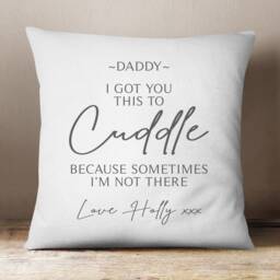 Personalised Father's Day Cushion, Child Distance Day, Dad Gift, Daddy Gifts, Gift Awesome - thumbnail 3