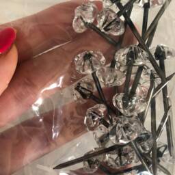 Nails For Rosette , Spare Parts Mirrors, With Glass Head - thumbnail 4