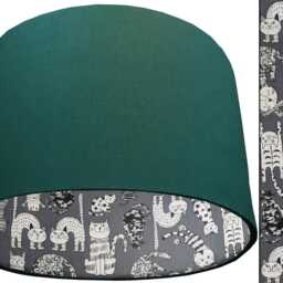 Cat Lampshade Modern Children's Ceiling Or Table Lamp - thumbnail 3
