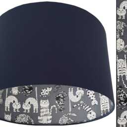Cat Lampshade Modern Children's Ceiling Or Table Lamp - thumbnail 2