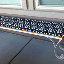 Sunbrella Outdoor Bench Cushion Customizable Patio Cushion Cover - thumbnail 2