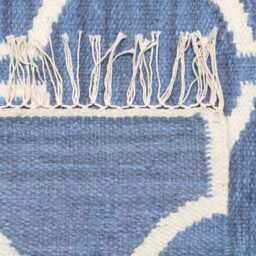 Custom Handwoven Flatweave Kilim Rug Geometric Boho Decor - thumbnail 3