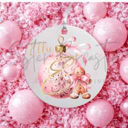 Personalised Kids Christmas Decoration - Granddaughter Gift Custom Bauble For Girls Stocking Filler Eve Box