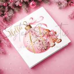 Personalised Kids Christmas Decoration - Granddaughter Gift Custom Bauble For Girls Stocking Filler Eve Box - thumbnail 2