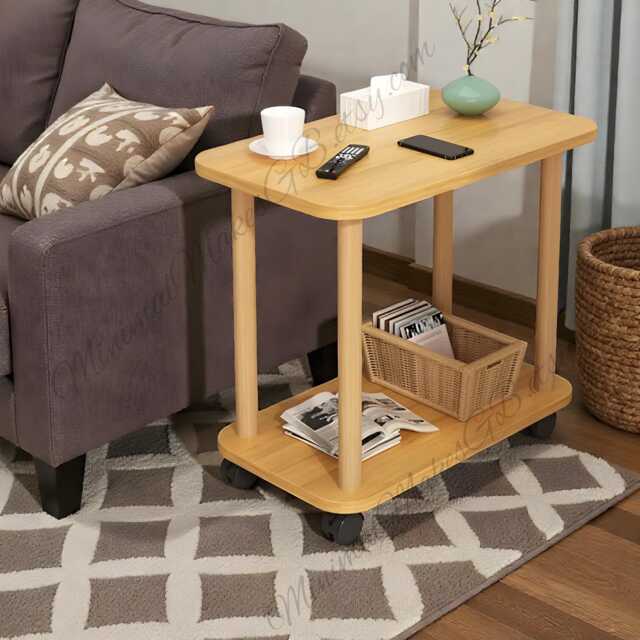 Modern Wooden Coffee Table, Bedside & Console Table For Bedroom Decor - image 1