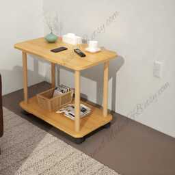 Modern Wooden Coffee Table, Bedside & Console Table For Bedroom Decor - thumbnail 3