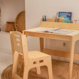 Board Game Table & Chair, Montessori Furniture, Desk Organizer For Toddler, Custom Play Table, Kids Activity - thumbnail 3