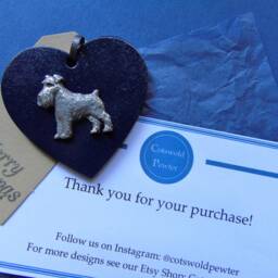 Schnauzer Wooden Heart - Christmas Tree Decoration Home Lover Gift Hanging - thumbnail 4