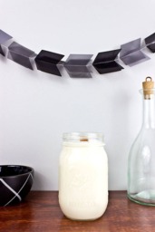 Black Raspberry Vanilla Soy Candle in Pint Mason Jar - Fruity Strong Scented Home Decor Gift