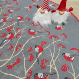 xmas Tree Skirt Holiday Decor Christmas Nordic Fabric Swedish Ornament Scandinavian - thumbnail 2