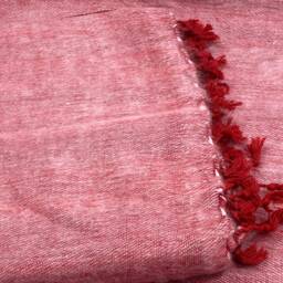Pink Yak Wool Blanket Soft Oversized Shawl/Throw Meditation Wrap Handmade Nepal - thumbnail 3