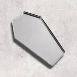 Casket Acrylic Mirror Wall Art Personalized Engraving Options - thumbnail 3
