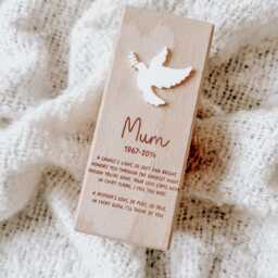 Mother's Day Memorial Candle Holder - Mum Gifts Personalised - thumbnail 2